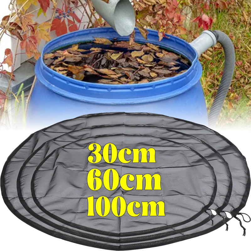 Garden Netting Cover - Rain Barrel Mesh Cover Water Collection