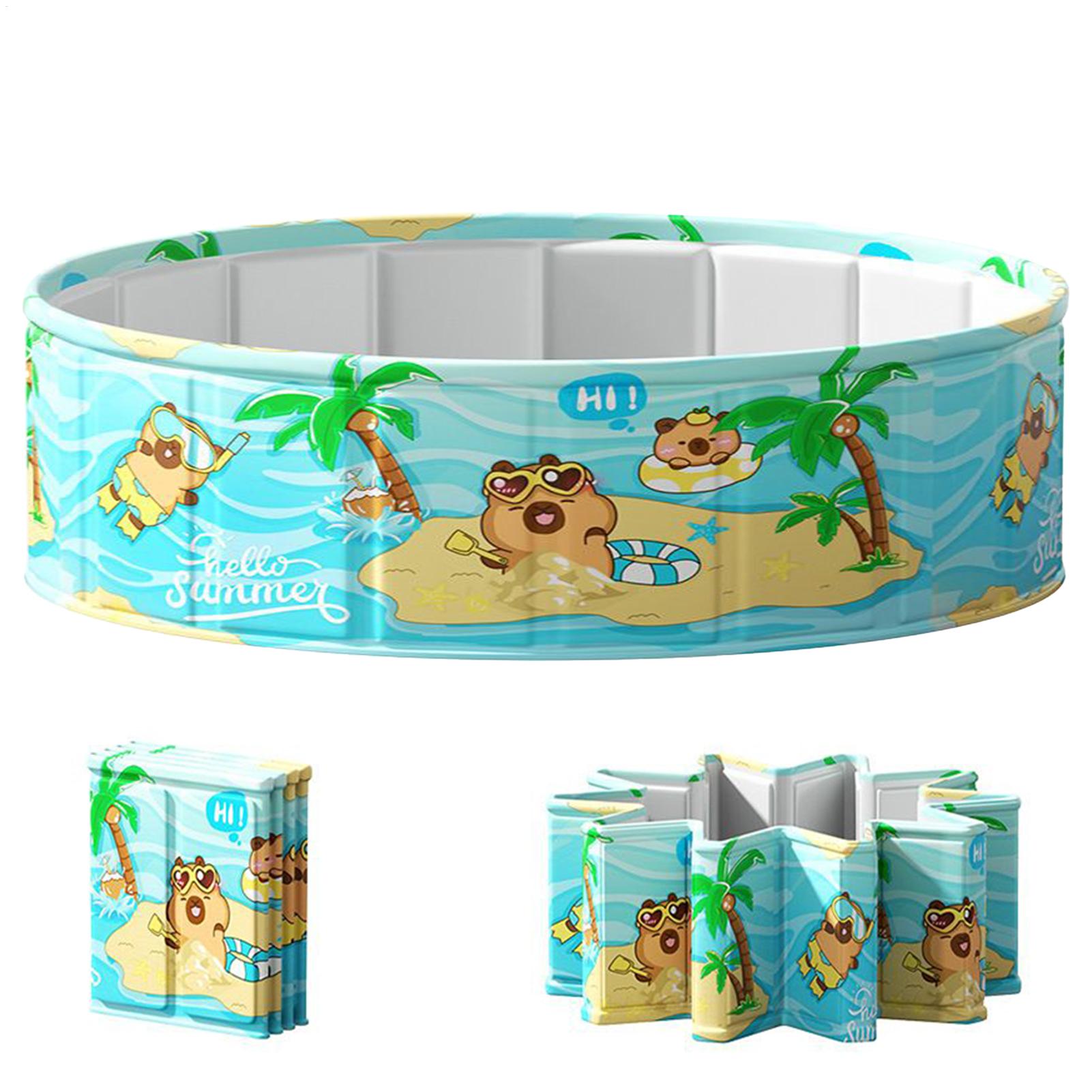 Gardening Tools 5 Year Old - Kids Foldable Swimming Pool Kids PVC