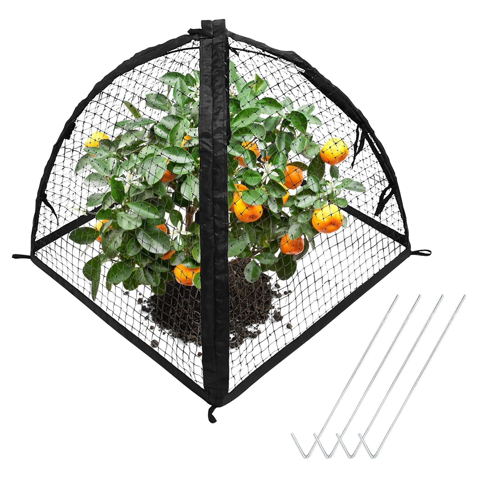 Garden Netting Cover - 22inch Garden Netting Tent: Easy Setup,