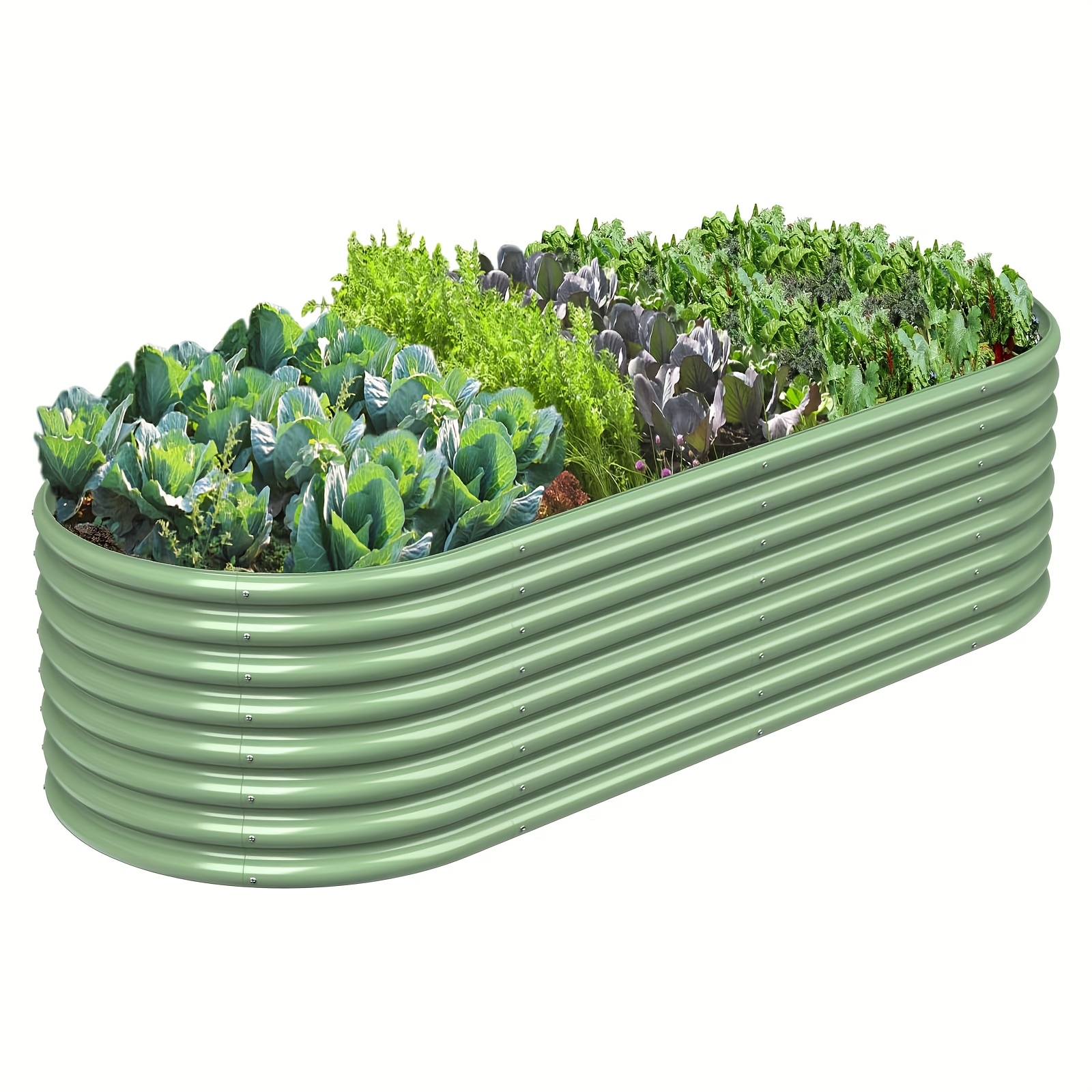 Gardening Tools Vegetables - Outdoor Metal Planter Raised Garden Bed,
