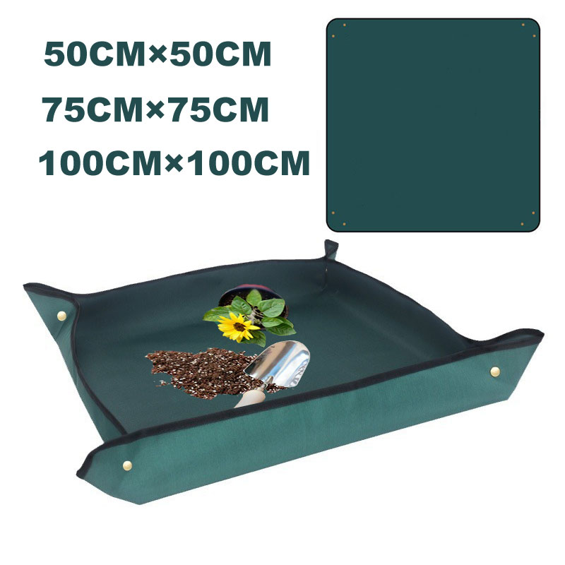 Gardening Tools Basket - Oxford Cloth Planting Mat Waterproof Gardening