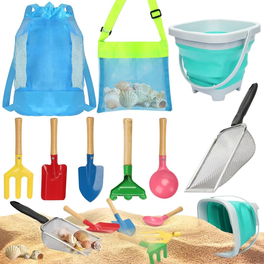 Gardening Tools Kids Set - Collapsible Sand Toys Set for Kids: