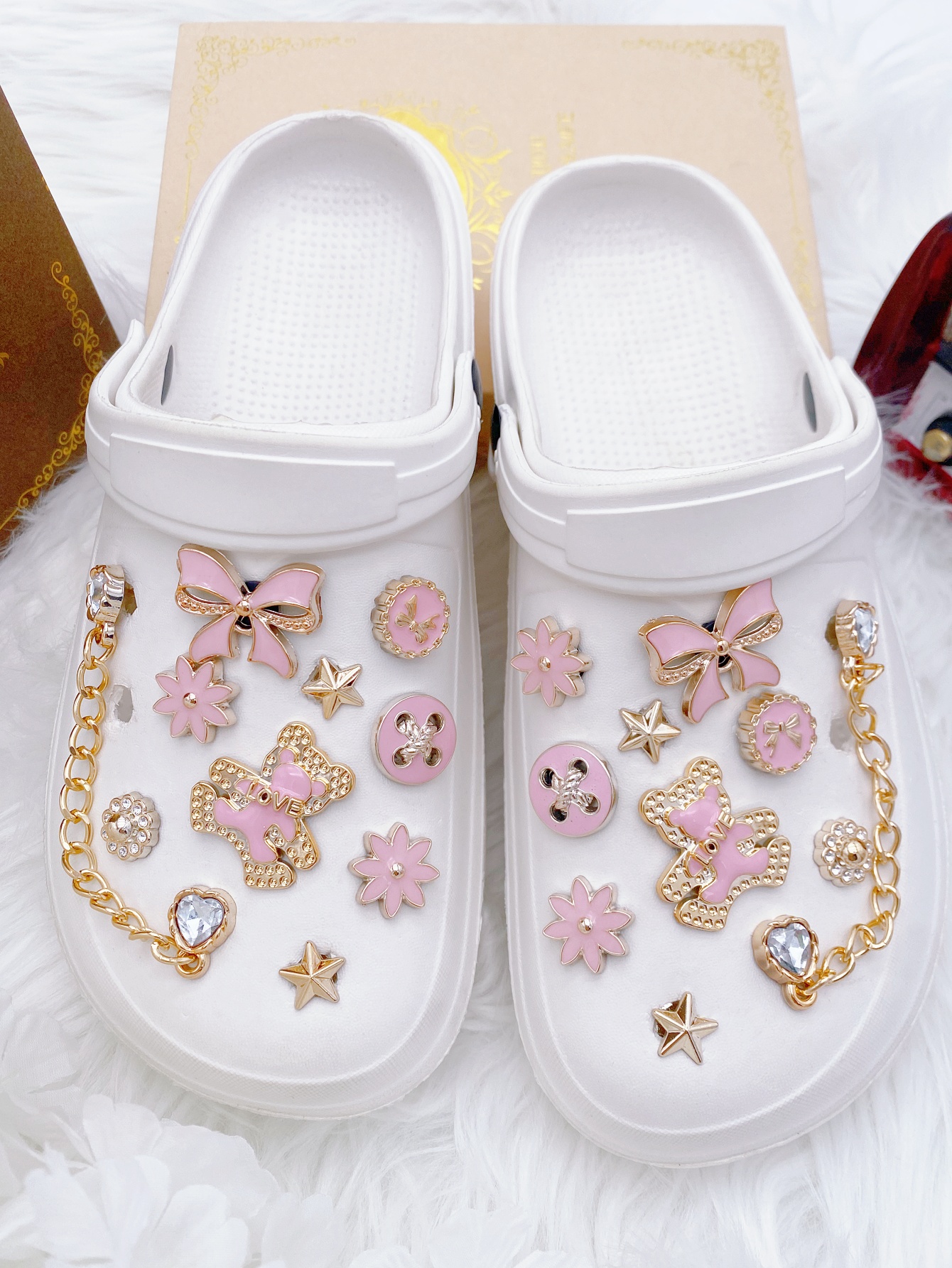 Gardening Tools Pink - 20 Pcs Trendy Pink Bear Chain