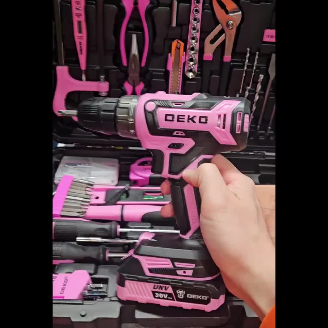 179-Piece Pink Tool Set with 2 - огляд і ціна Gardening Tools Pink