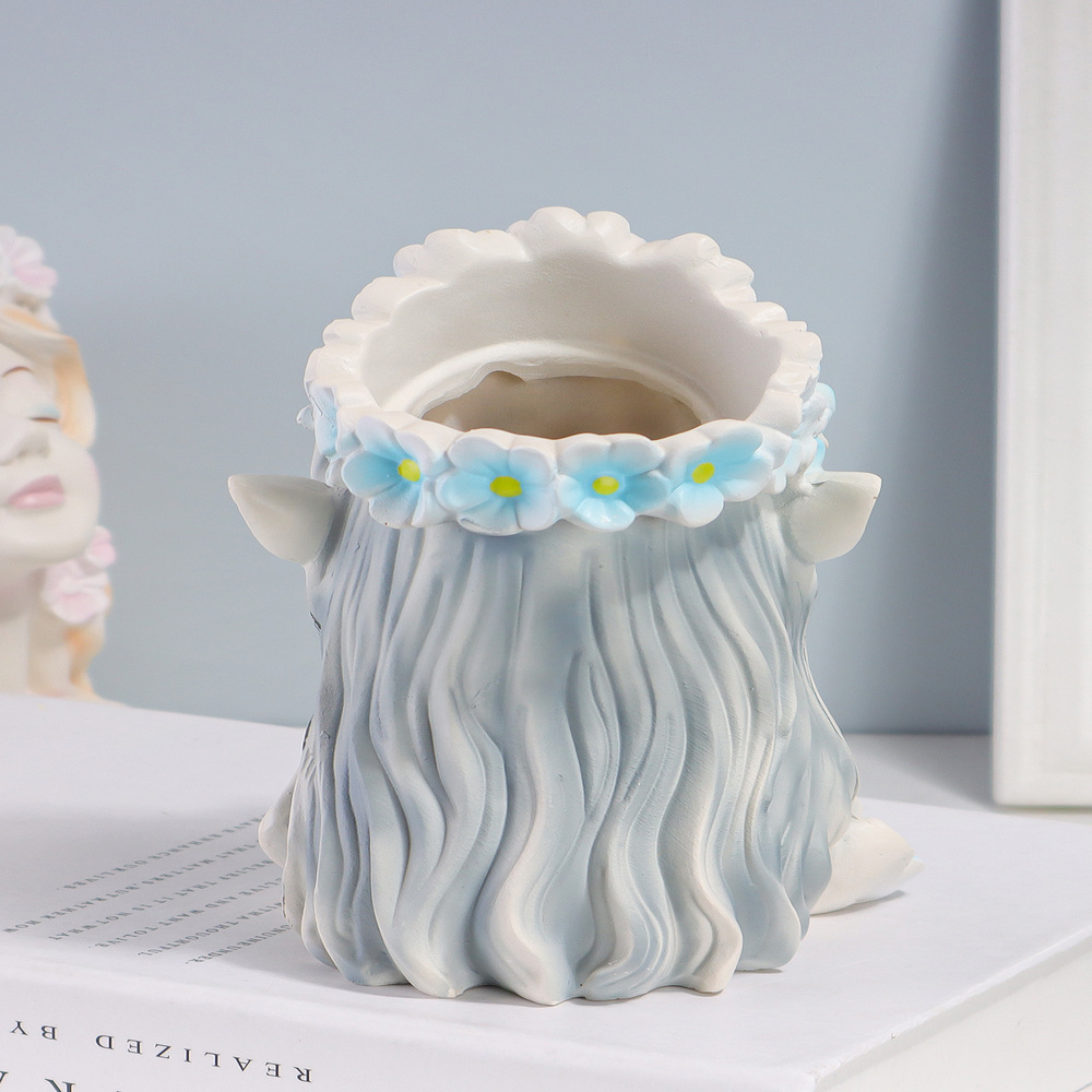 Cute Elf Girl Resin Succulent  - огляд і ціна Gardening Tools Cute
