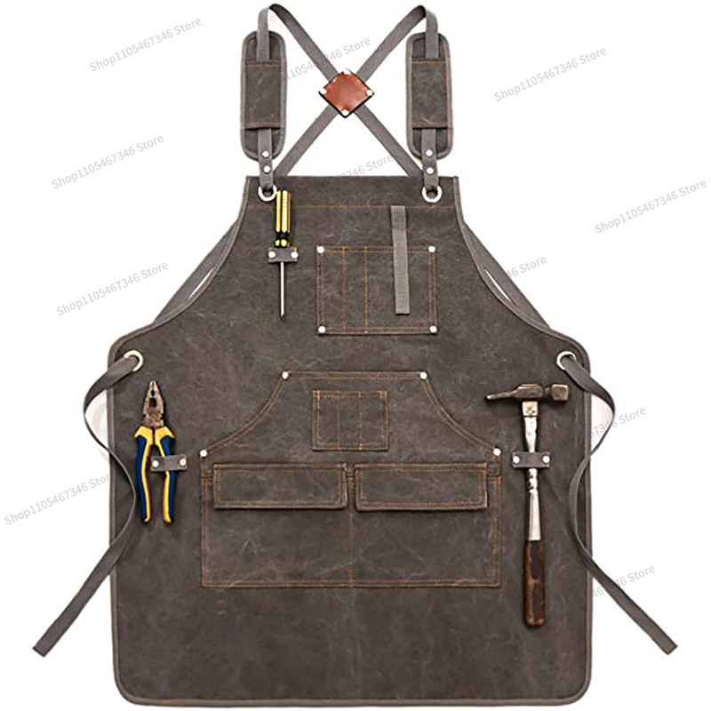 For Thickened Canvas Apron Cus - огляд і ціна Gardening Tools Logo