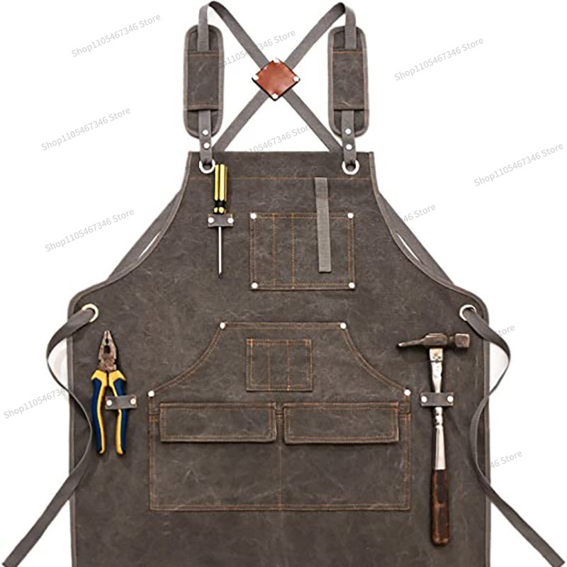 For Thickened Canvas Apron Cus - огляд і ціна Gardening Tools Logo