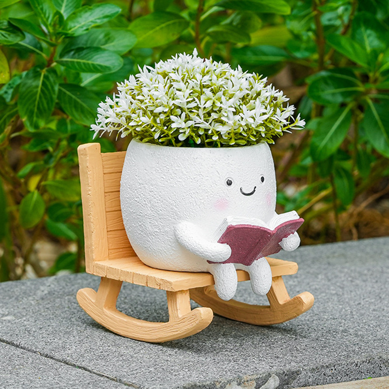 Chair/Swing Smile Face Planter - огляд і ціна Gardening Tools Cute