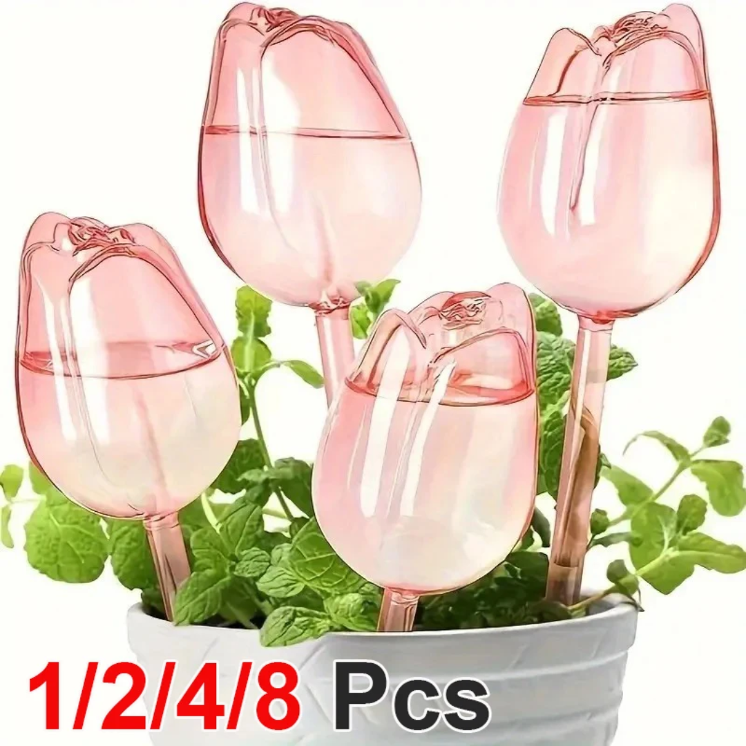 Pink Tulip Plant Watering Ball - огляд і ціна Gardening Tools Pink
