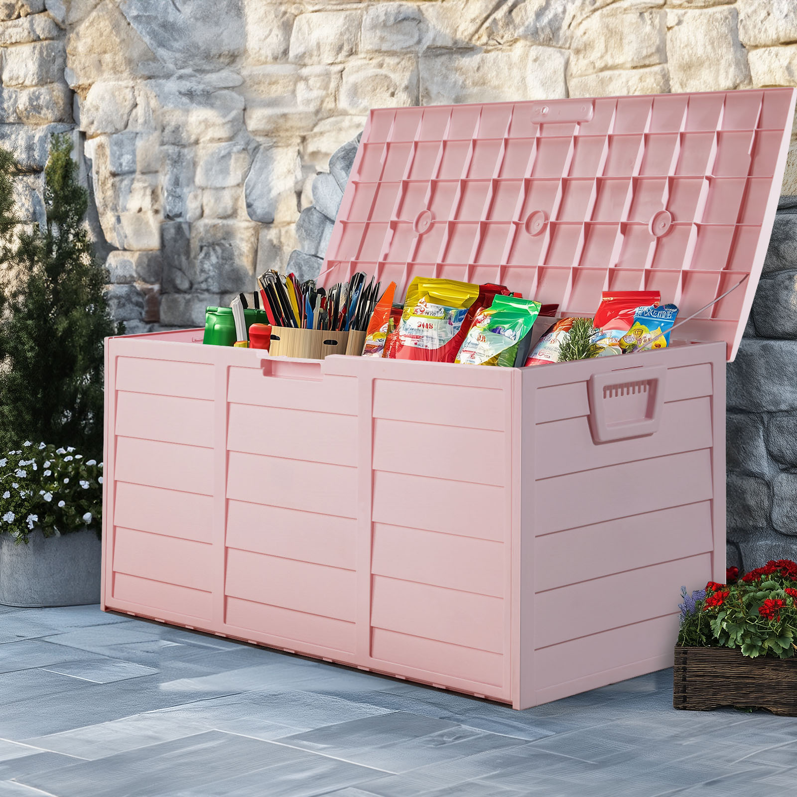 Light Pink 75Gal(280L) Patio O - огляд і ціна Gardening Tools Pink