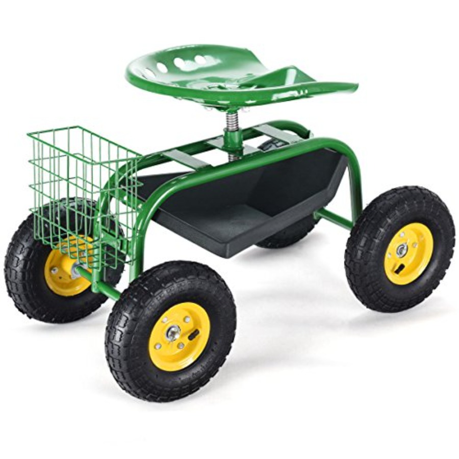 Rolling Garden Work Seat for o - огляд і ціна Gardening Tools Basket