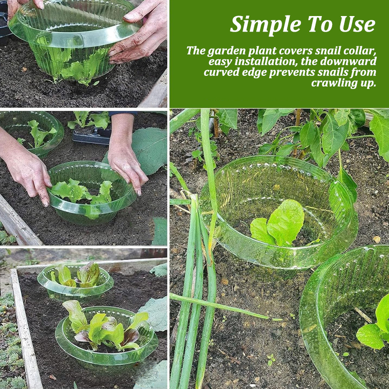 5-25Pcs Plants Slug Protection - огляд і ціна Gardening Tools Green