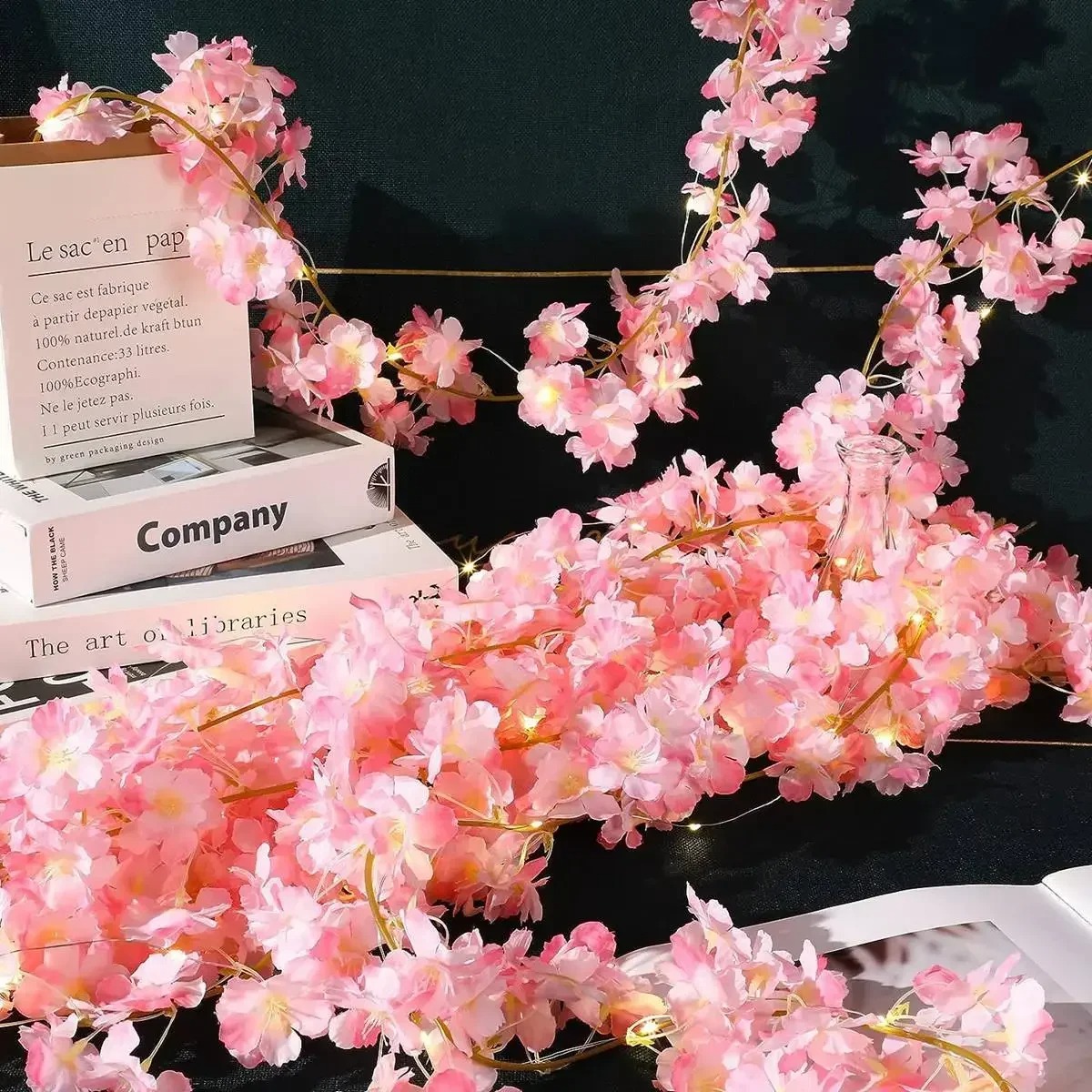 180CM Pink Artificial Flowers  - огляд і ціна Gardening Tools Pink