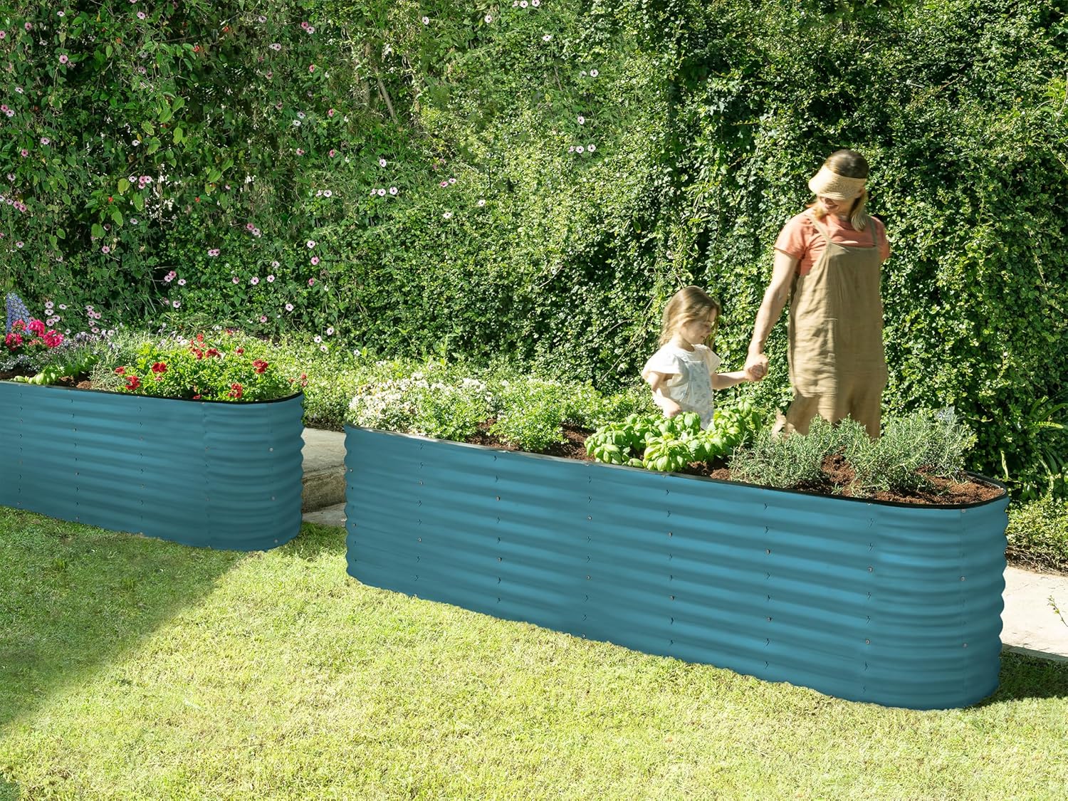 8x2x2 ft Galvanized Raised Gar - огляд і ціна Gardening Tools Vegetables