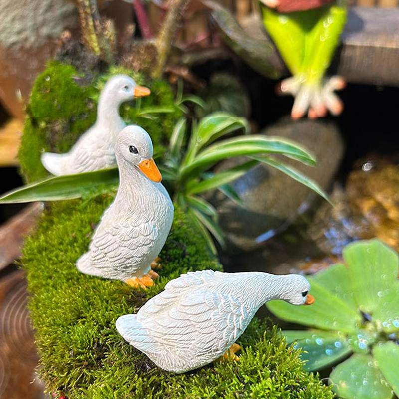 3pcs Cute White Duck Hydroponi - огляд і ціна Gardening Tools Cute
