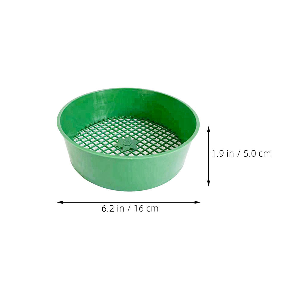 2Pcs Garden Soil Sifter 6 Inch - огляд і ціна Gardening Tools Green