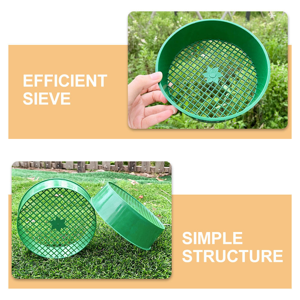 2Pcs Garden Soil Sifter 6 Inch - огляд і ціна Gardening Tools Green