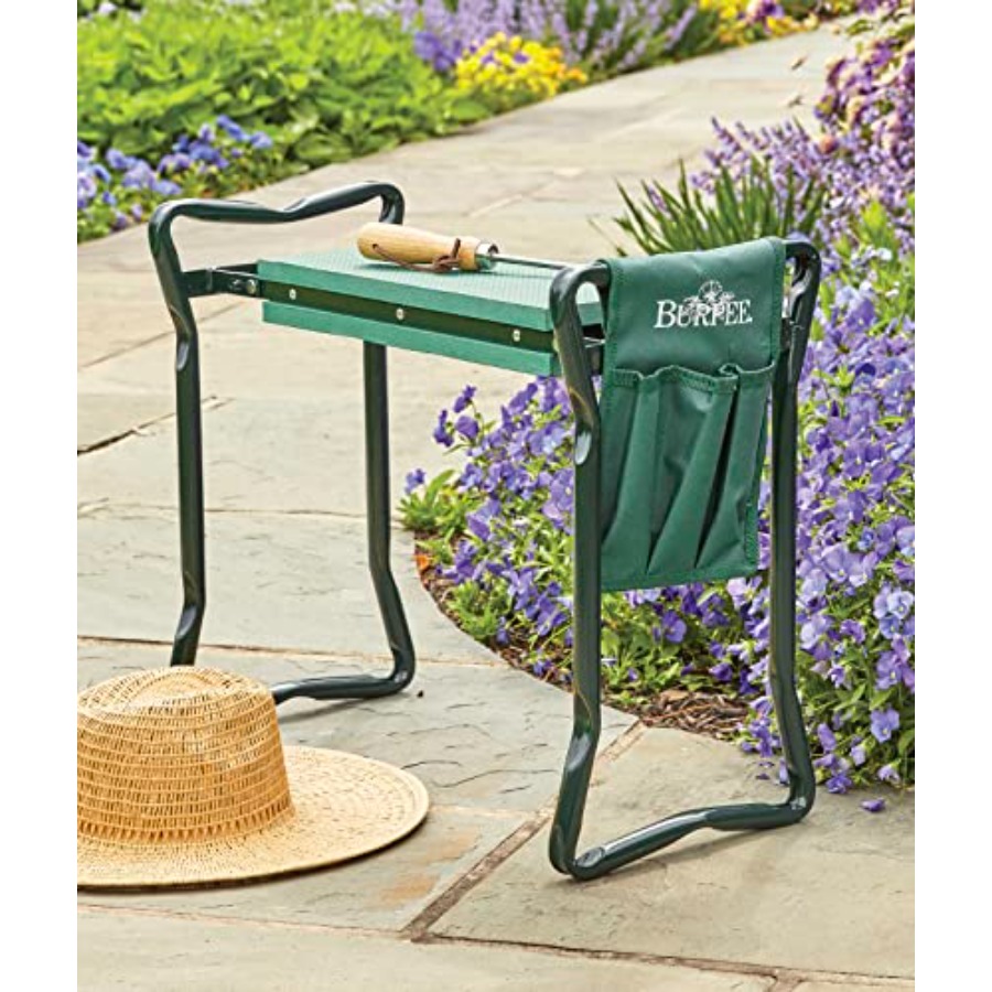 Garden kneeler seat for outdoo - огляд і ціна Gardening Tools Green