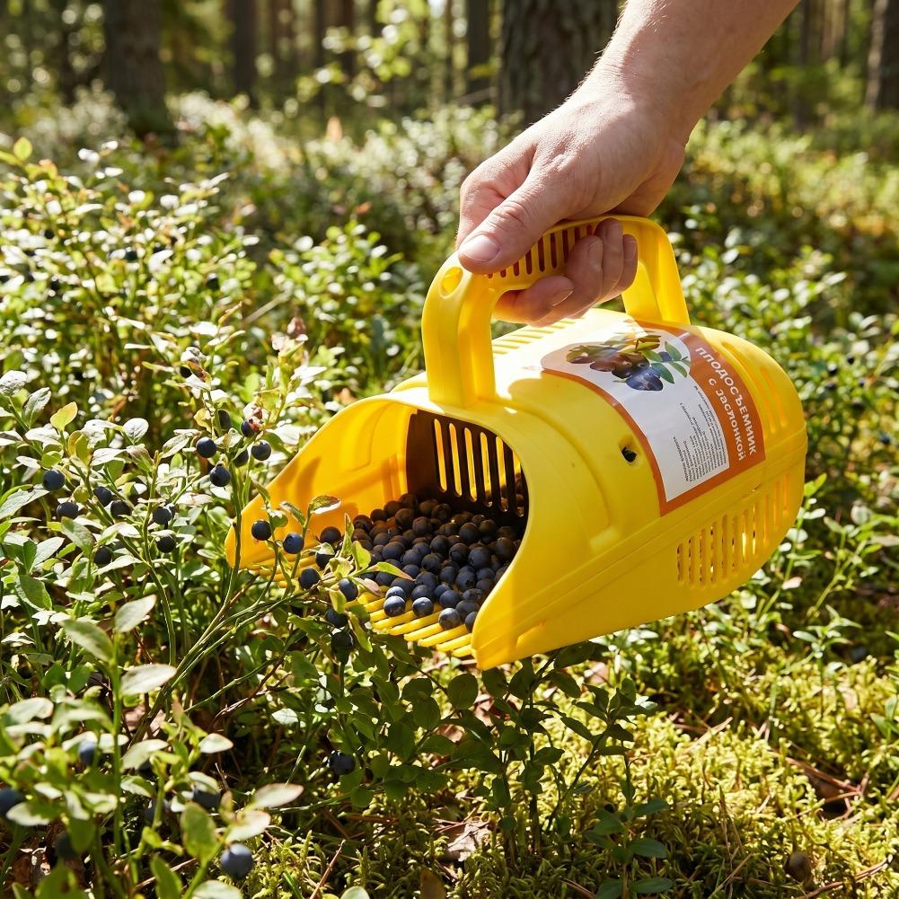 Blueberry Picker Rake | Effici - огляд і ціна Gardening Tools Basket
