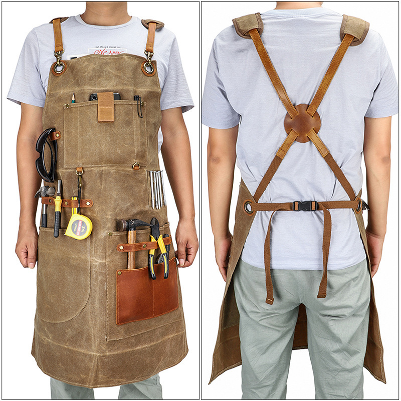 Heavy Industry Waxed Canvas Ap - огляд і ціна Gardening Tools Logo