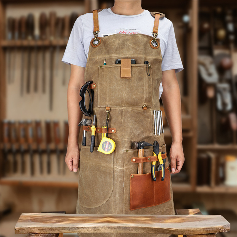Heavy Industry Waxed Canvas Ap - огляд і ціна Gardening Tools Logo