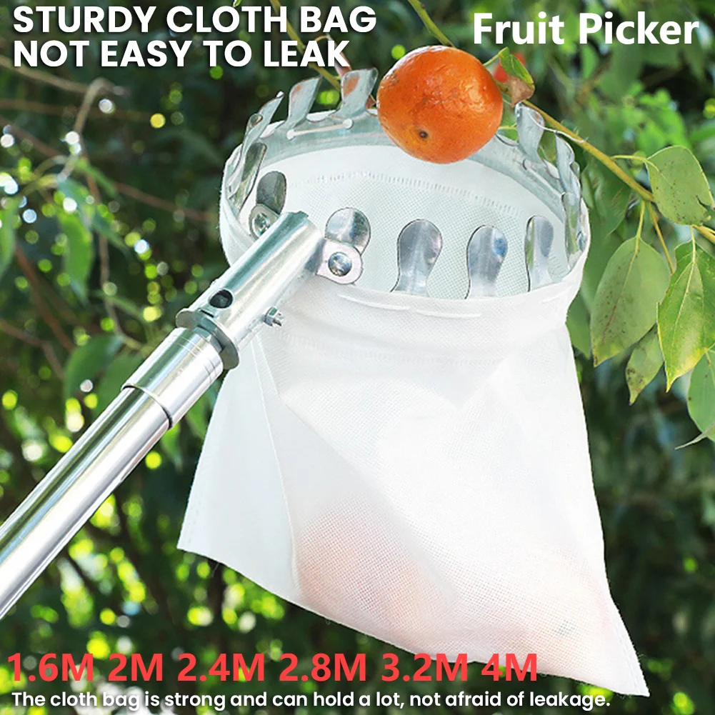 1.6-4M Fruit Picker Tool Metal - огляд і ціна Gardening Tools Basket