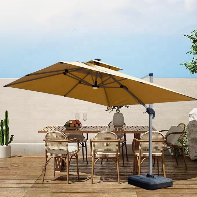 L  Big Size Cantilever Parasol - огляд і ціна Gardening Tools Logo