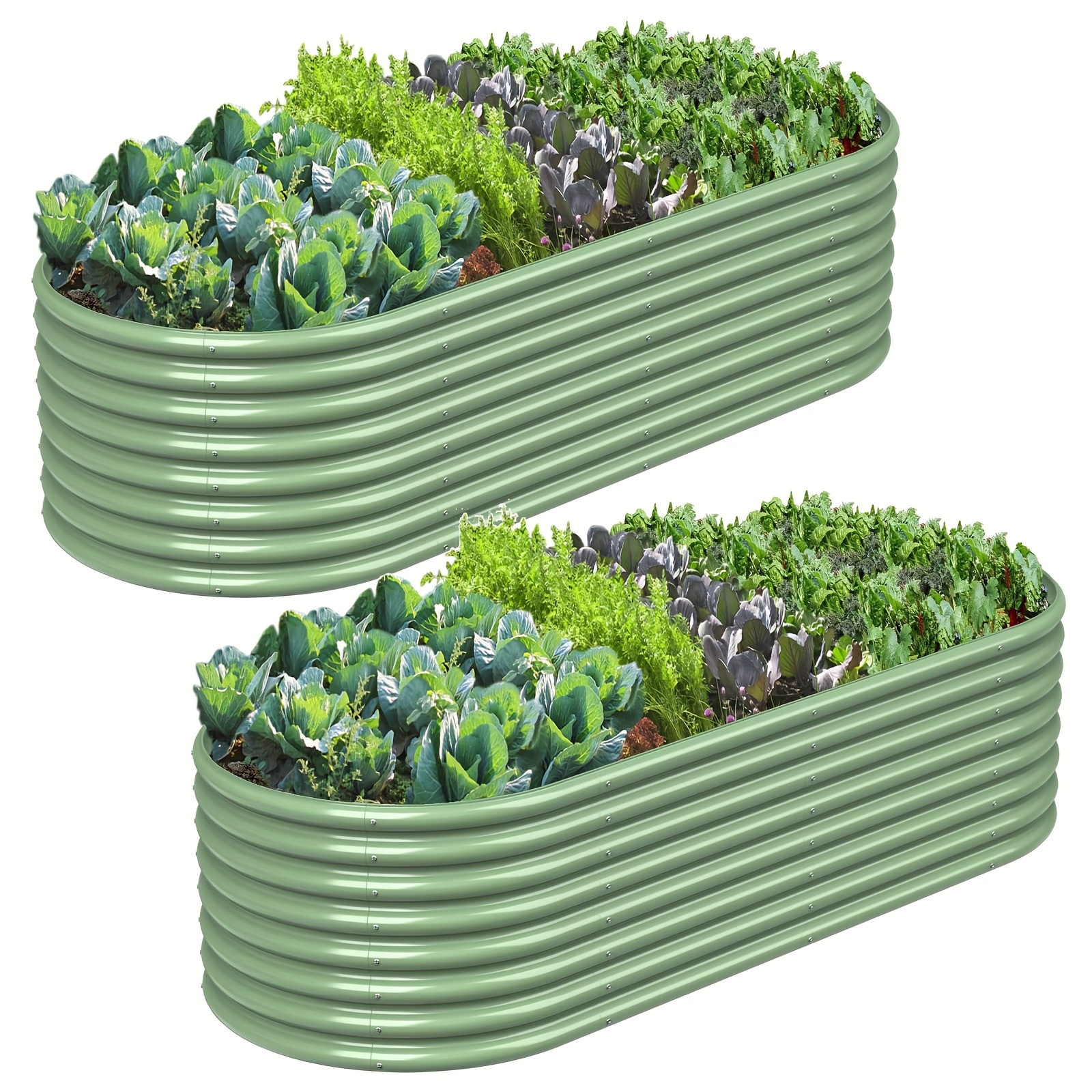 Outdoor Metal Planter Raised G - огляд і ціна Gardening Tools Vegetables