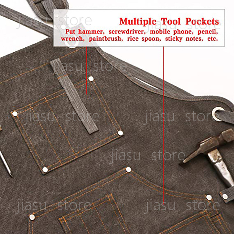 Thick Canvas Tool Apron Custom - огляд і ціна Gardening Tools Logo