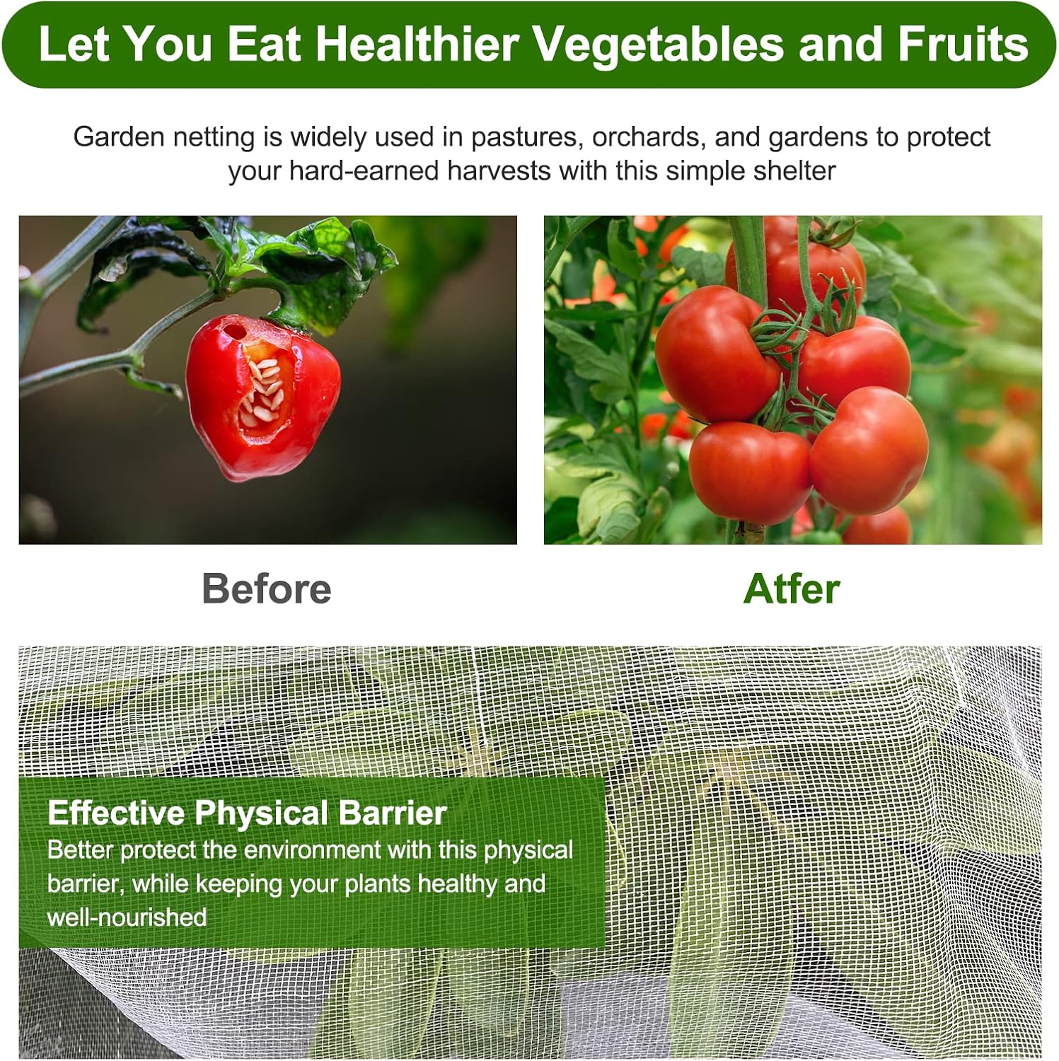 Garden Netting, Durable Ultra  - огляд і ціна Garden Netting Cover