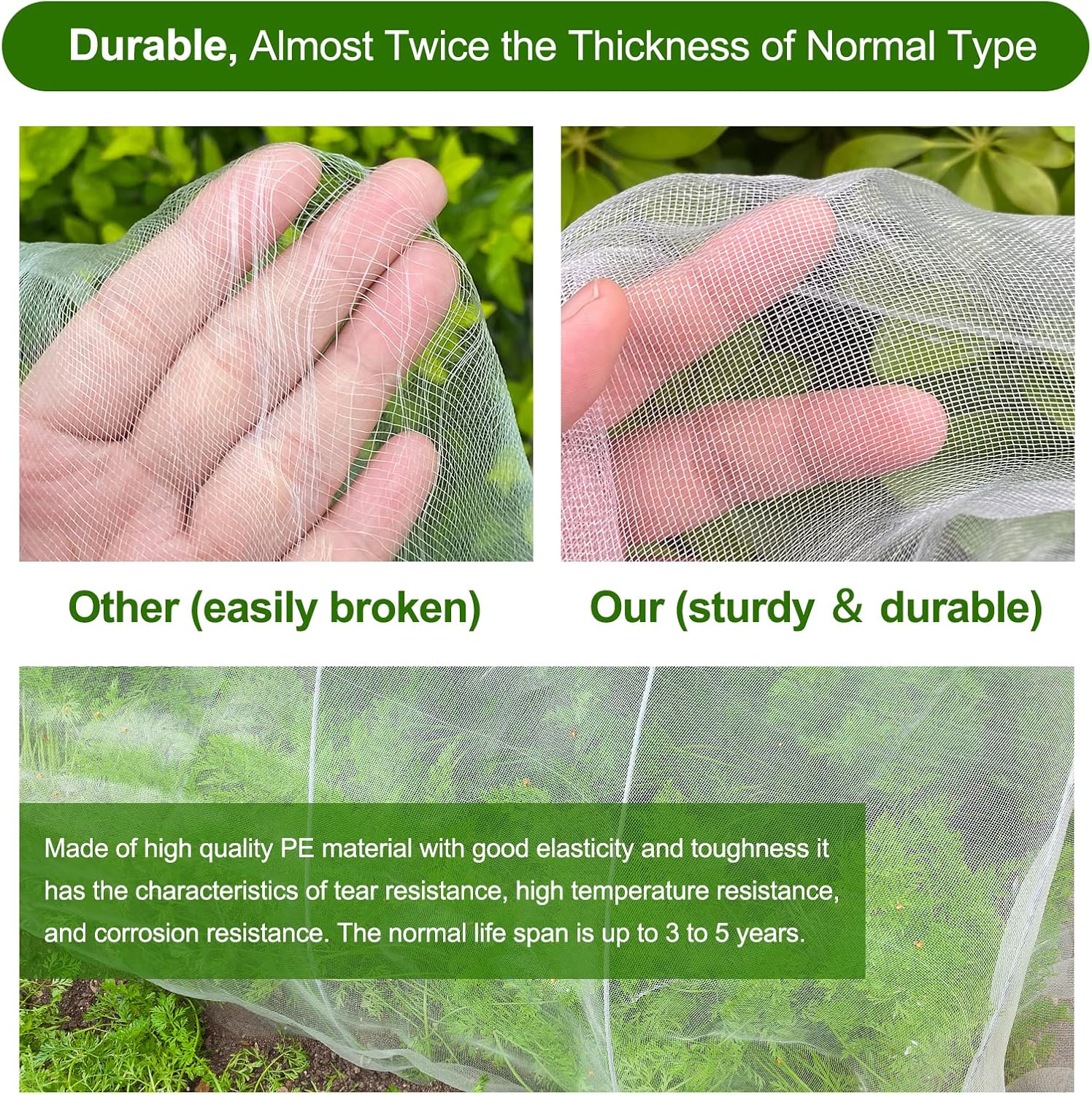 Garden Netting, Durable Ultra  - огляд і ціна Garden Netting Cover