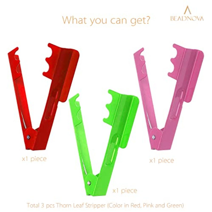 Rose Thorn Stripping Tool Stri - огляд і ціна Gardening Tools Pink