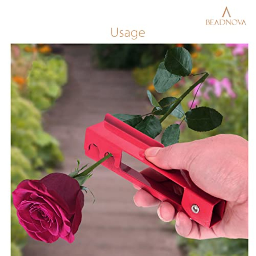 Rose Thorn Stripping Tool Stri - огляд і ціна Gardening Tools Pink
