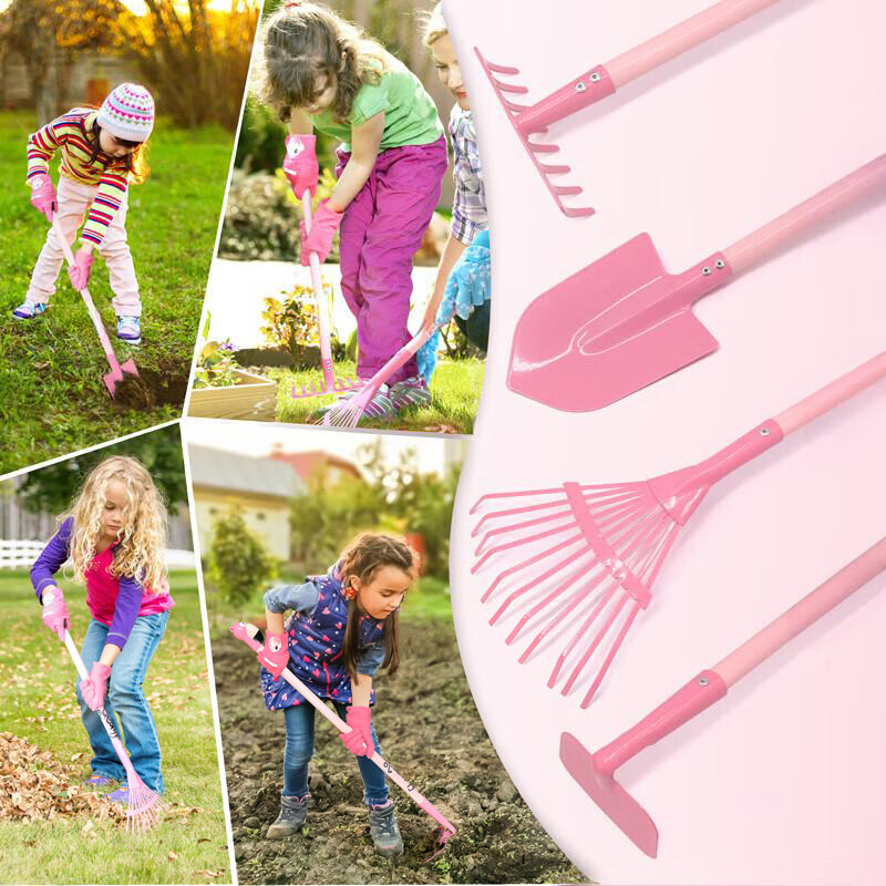 1/4pcs Mini Garden Tool Set To - огляд і ціна Gardening Tools Pink