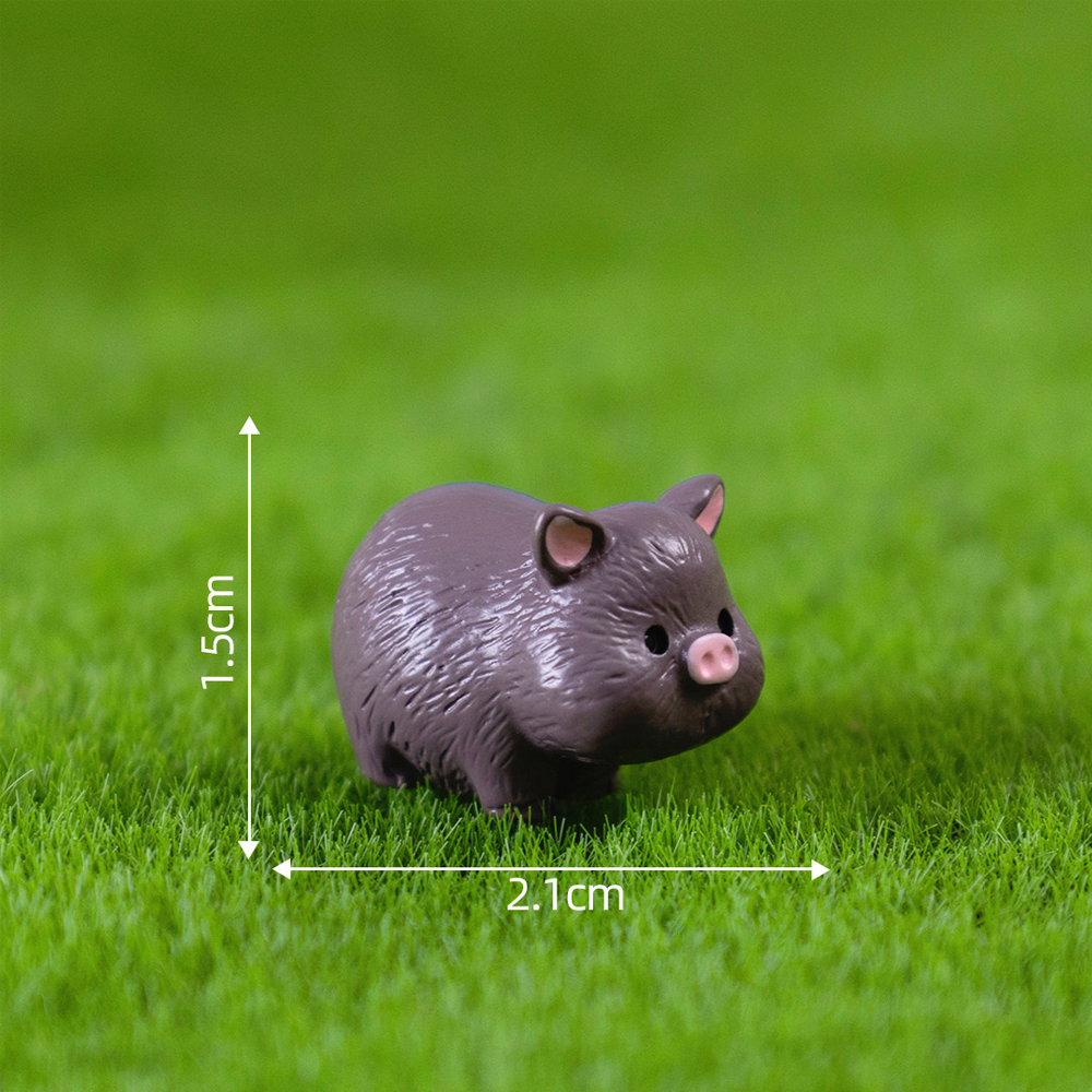 5/10pcs Cute Mini Resin Pigs M - огляд і ціна Gardening Tools Cute