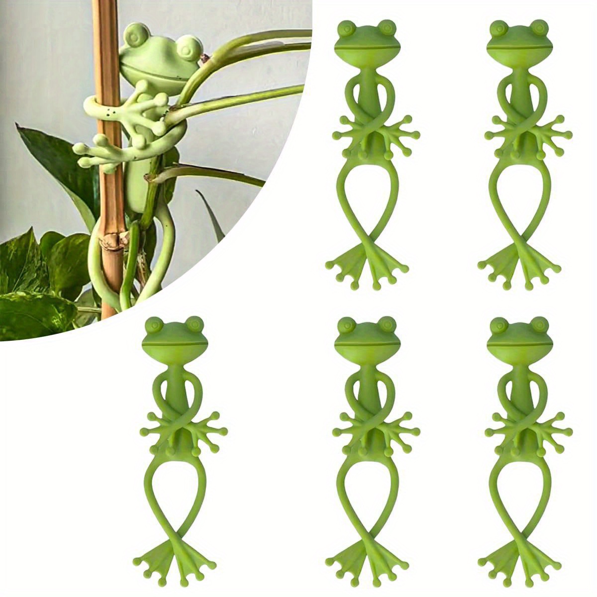 Creative Green Frog Plant Fixi - огляд і ціна Gardening Tools Green