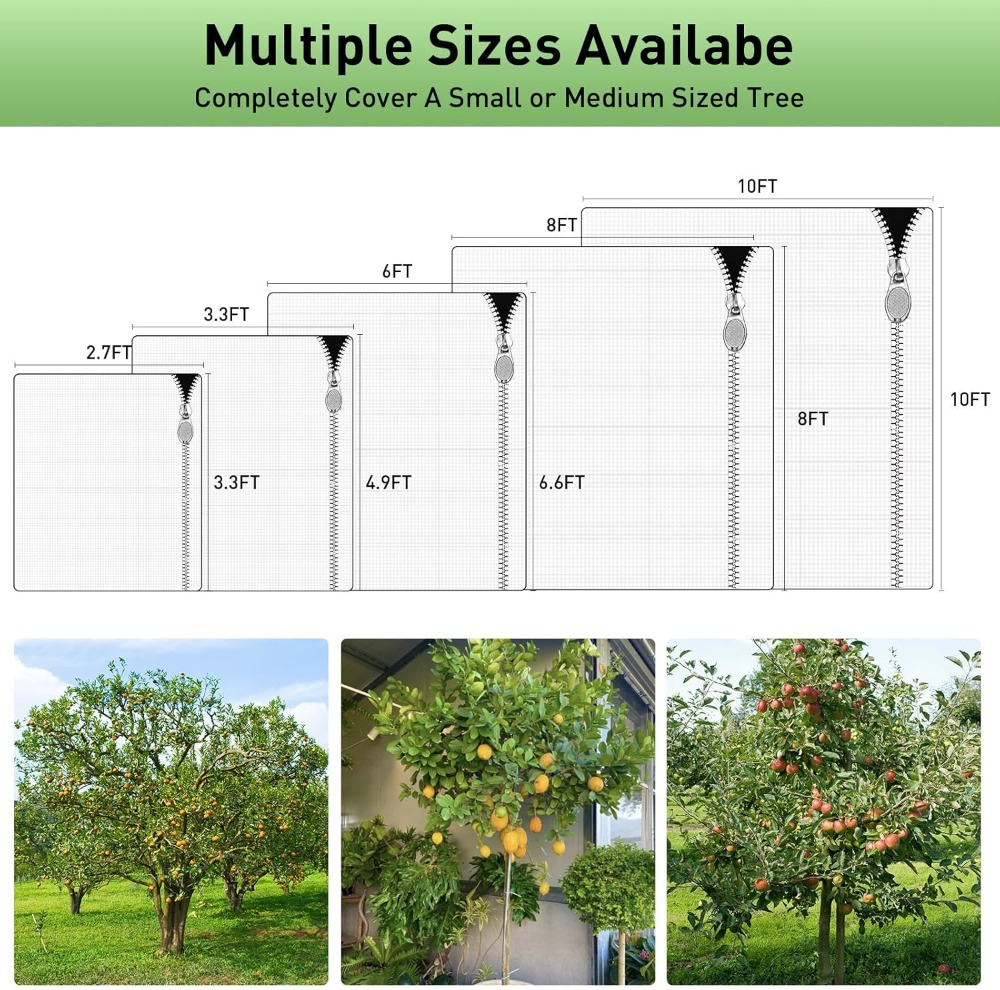 2PCS Large Fruit Tree Netting  - огляд і ціна Garden Netting Cover