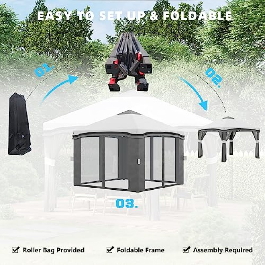 Outdoor garden patio pop up ca - огляд і ціна Garden Netting Cover