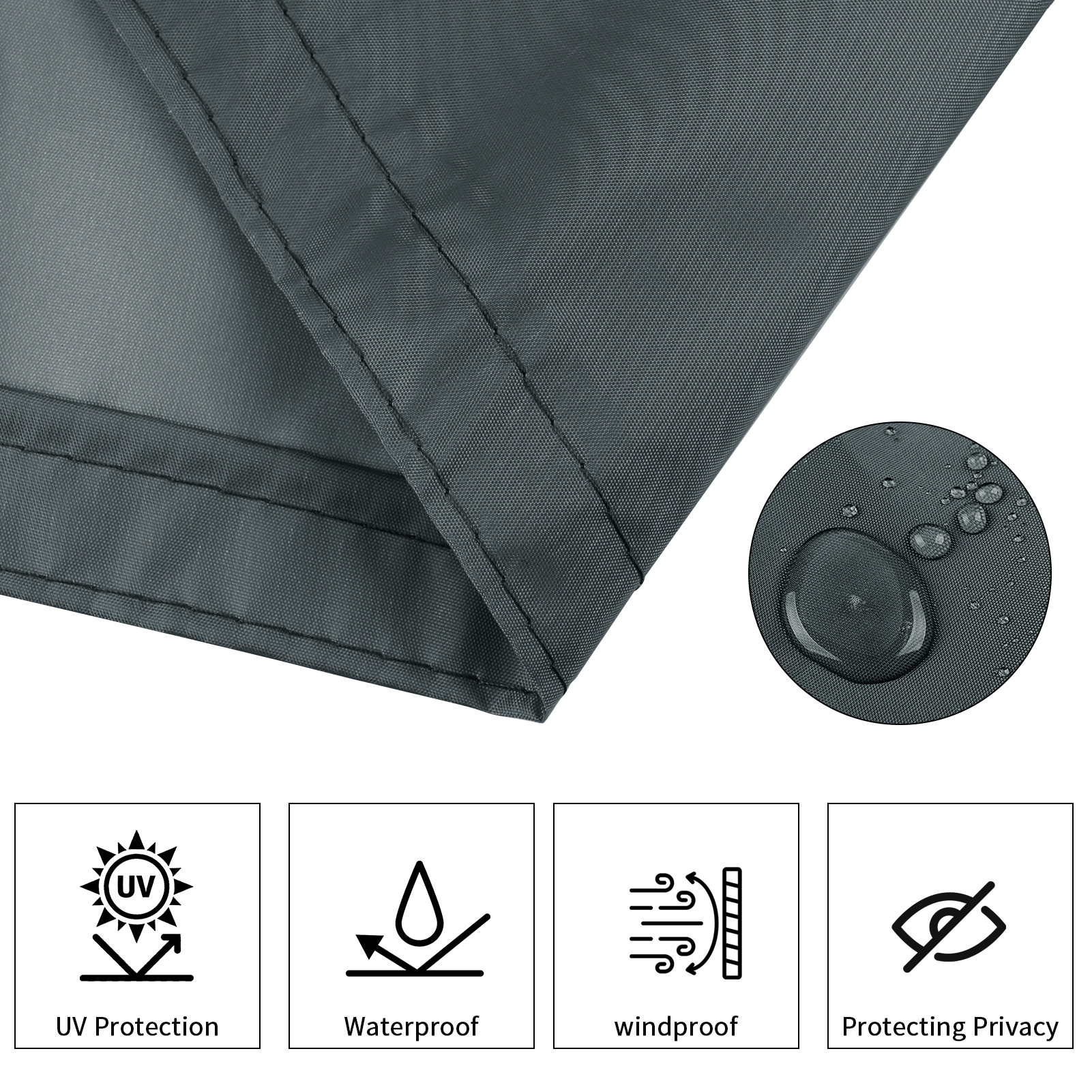 Shade & Privacy Fence Screen C - огляд і ціна Garden Netting Cover