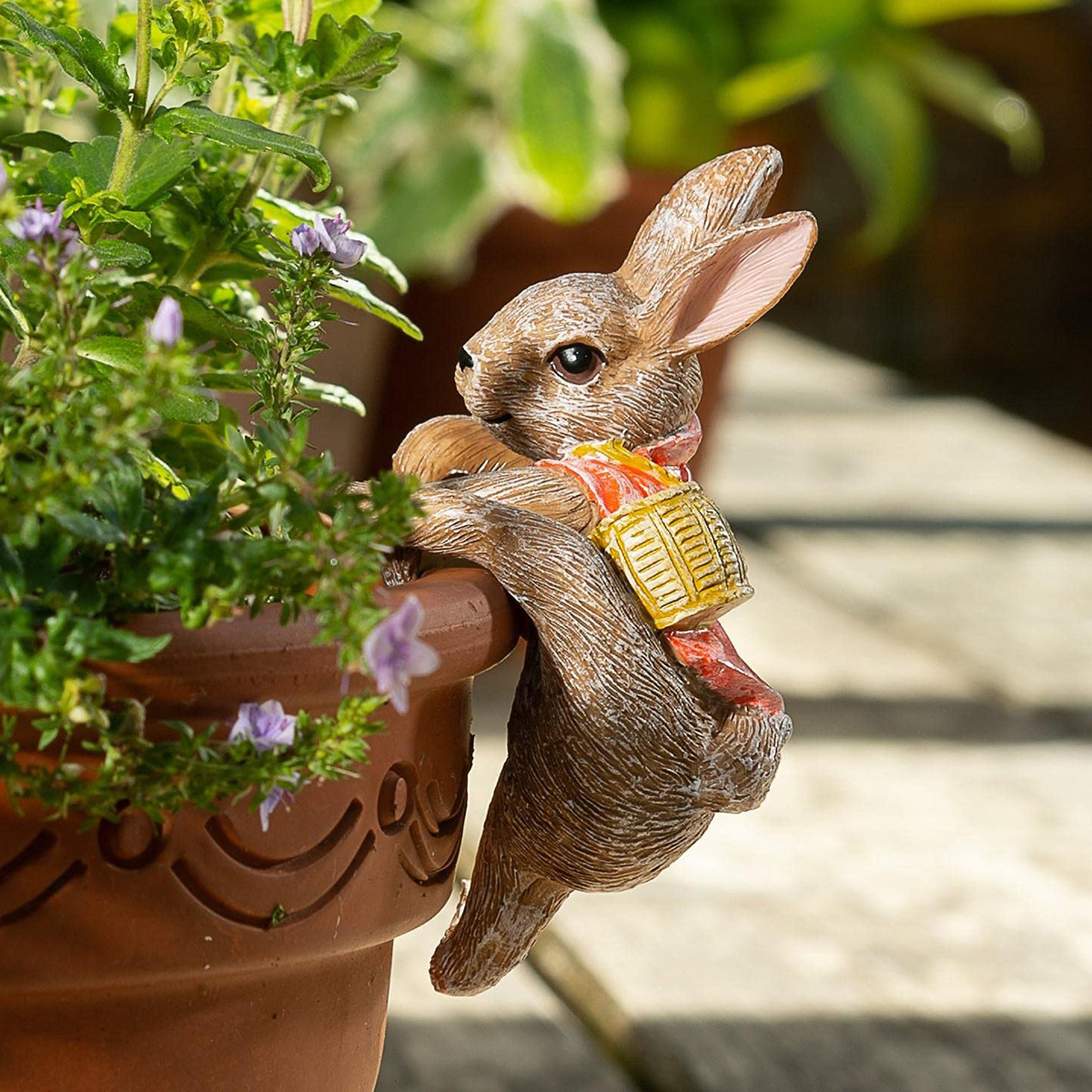 Cute Resin Rabbit Flower Pot H - огляд і ціна Gardening Tools Cute