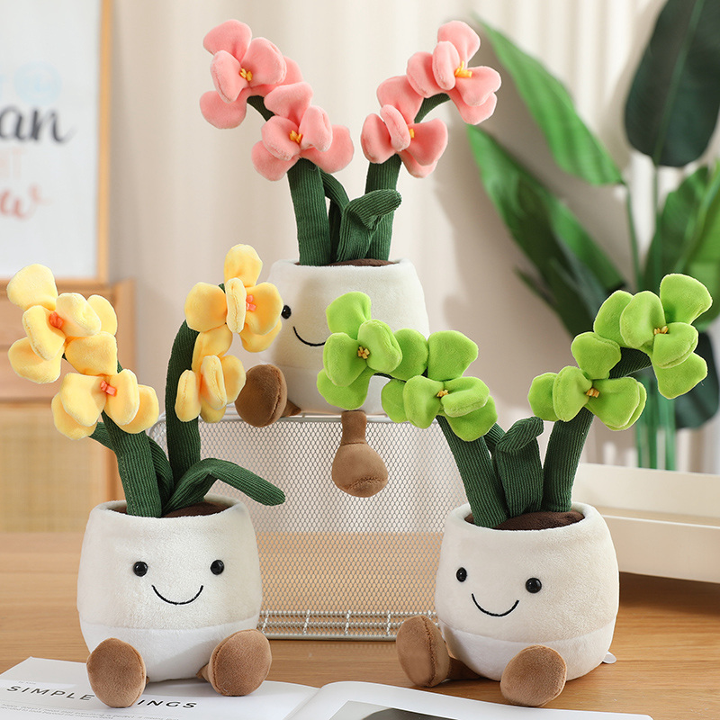 Kawaii Plush Potted Flower Toy - огляд і ціна Gardening Tools Cute