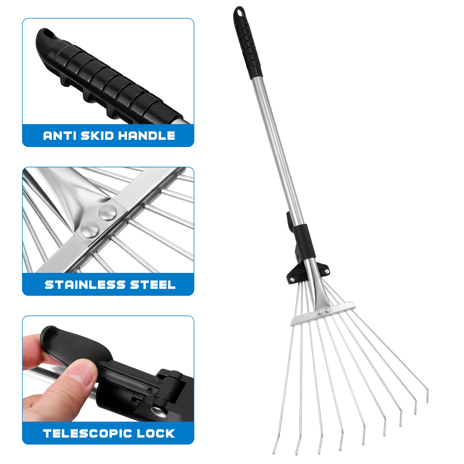 TOYANDONA Telescopic Metal Rak - огляд і ціна Gardening Tools Pink