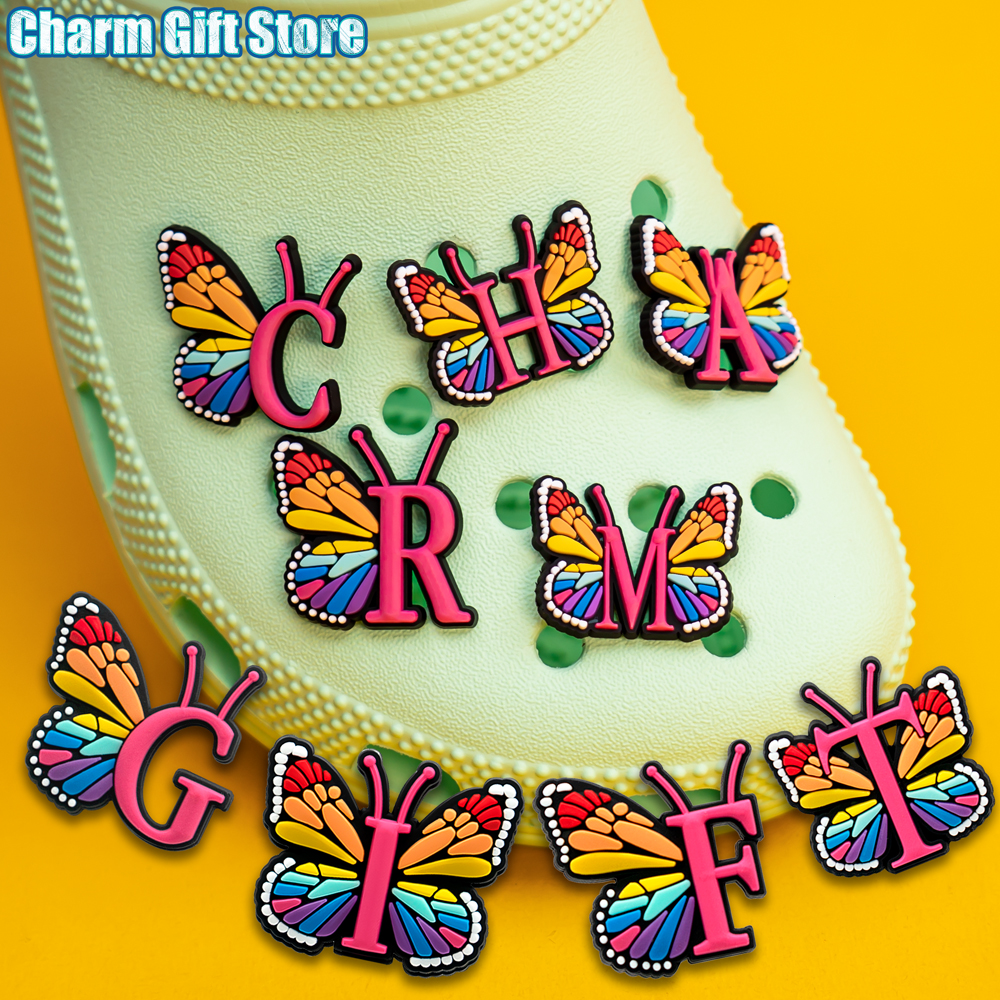1pcs Colourful butterfly Shoe  - огляд і ціна Gardening Tools Pink