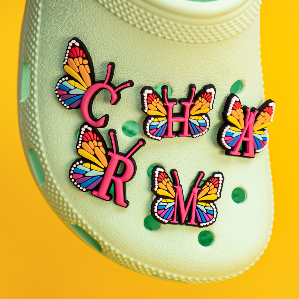 1pcs Colourful butterfly Shoe  - огляд і ціна Gardening Tools Pink