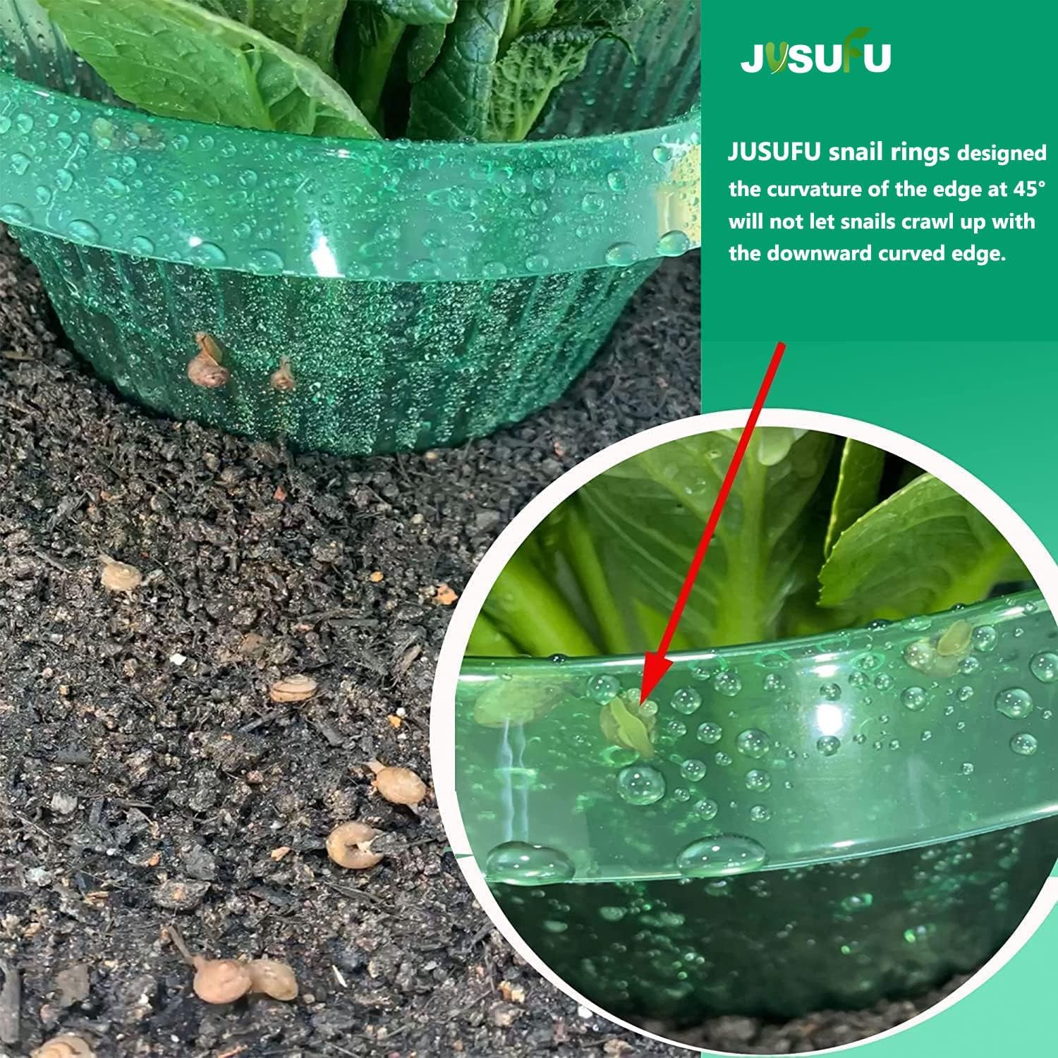 1/30pcs Plants Slug Protection - огляд і ціна Gardening Tools Green