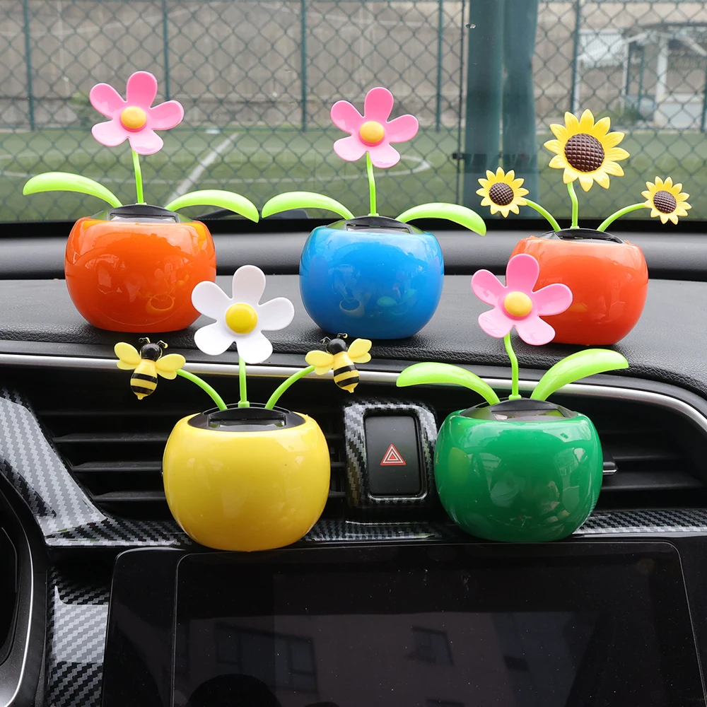 Car Ornament Solar Powered Dan - огляд і ціна Gardening Tools Cute