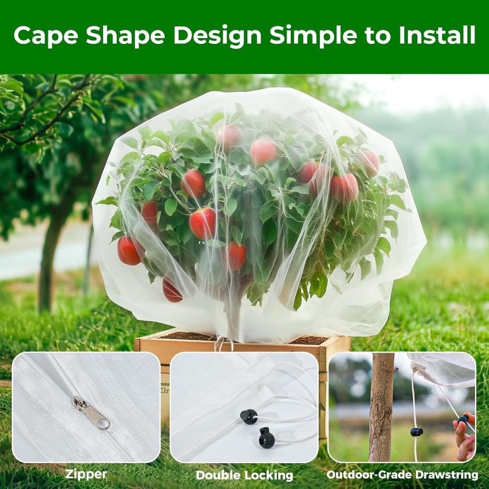 8x8ft Fruit Tree Netting with  - огляд і ціна Garden Netting Cover