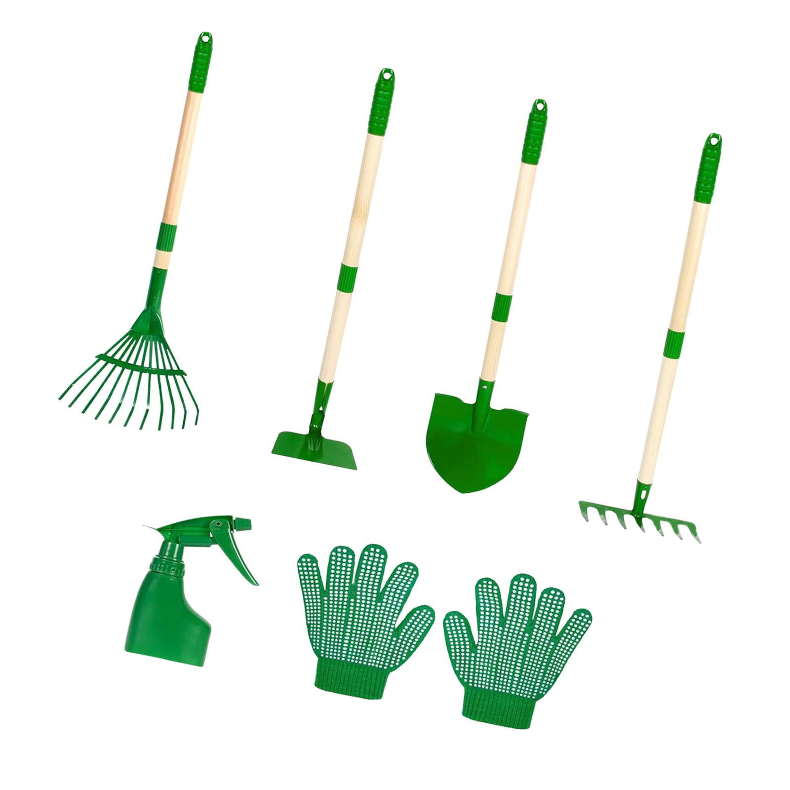 6x Kids Gardening Tools Set Ou - огляд і ціна Gardening Tools Pink