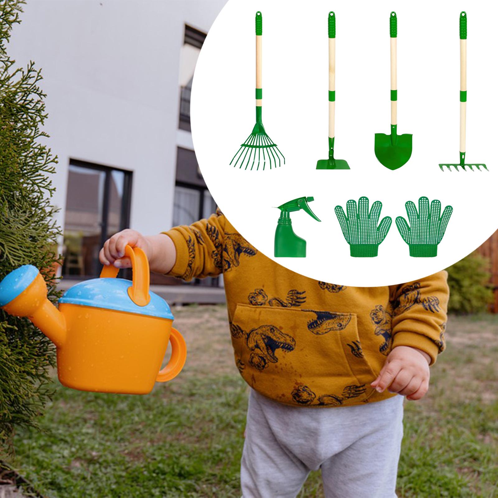 6 Pieces Kids Gardening Tools  - огляд і ціна Gardening Tools Pink