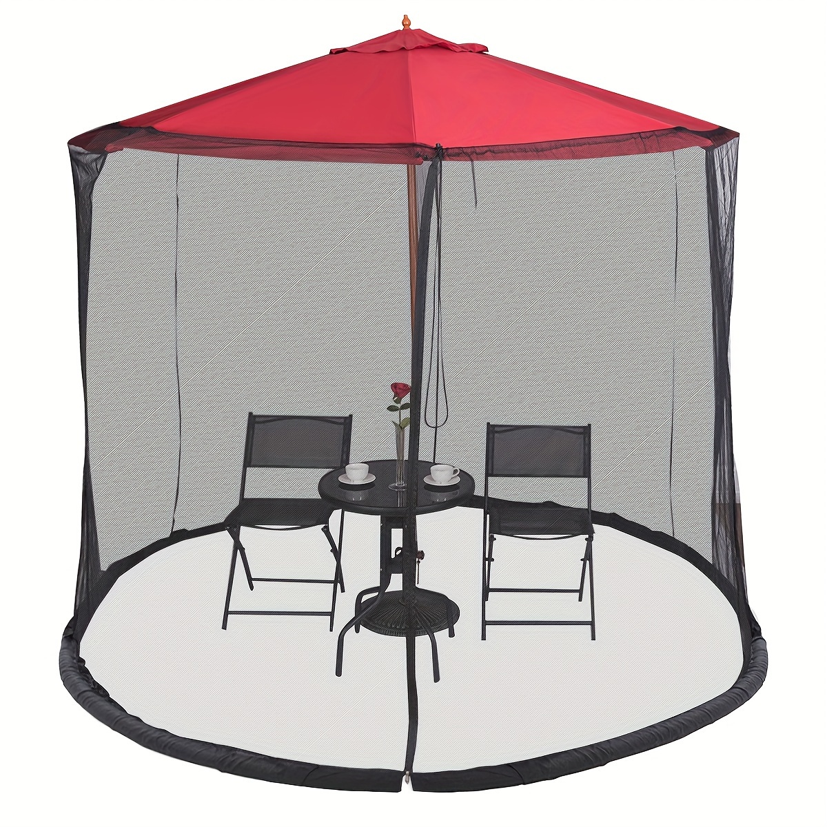 9FT 10FT Patio Umbrella Mosqui - огляд і ціна Garden Netting Cover